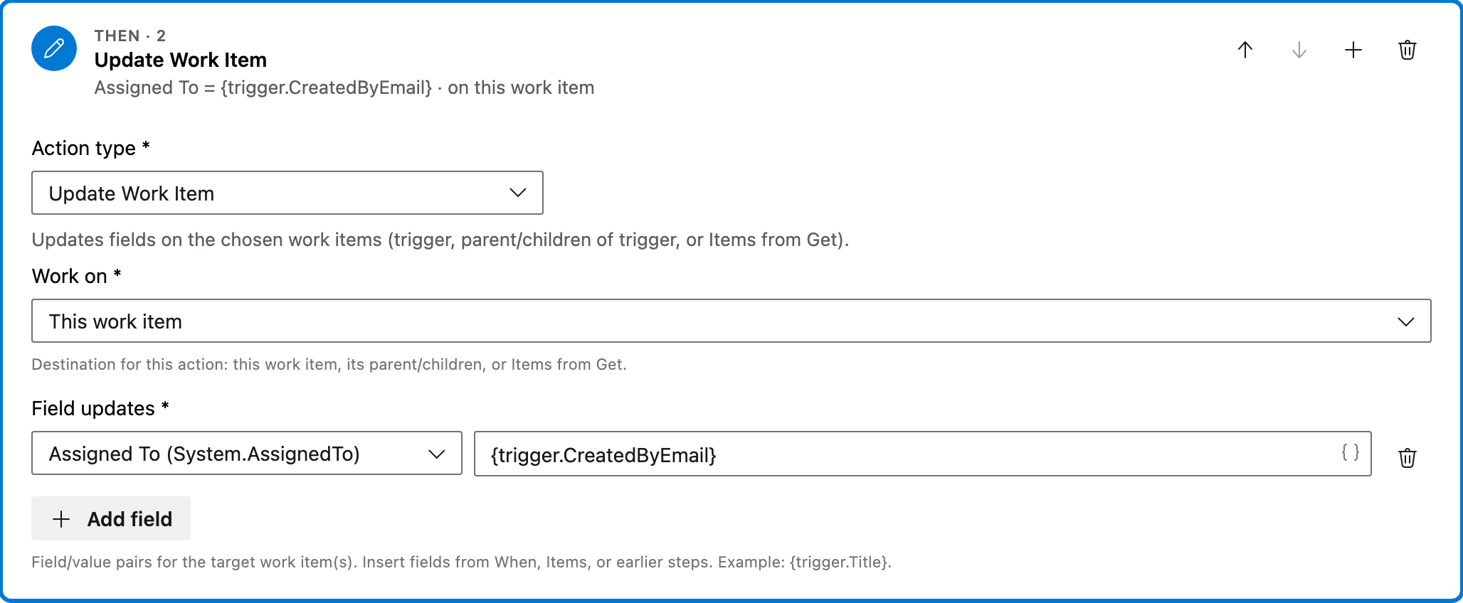Reassign to creator when resolved action 1